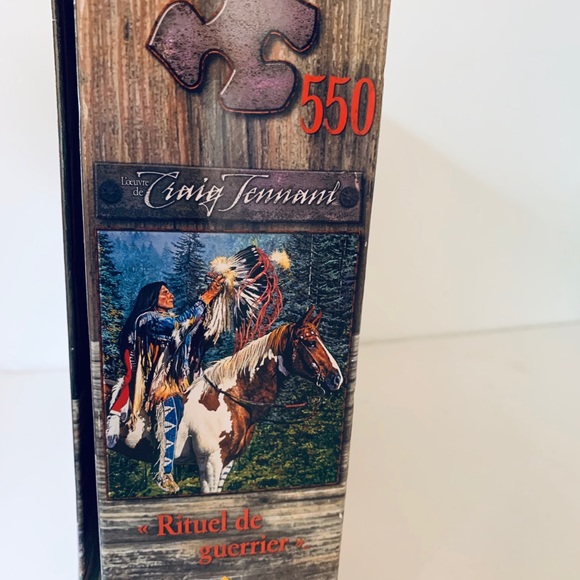 Warrior Ritual Indian Jigsaw Puzzle Craig Tennant - Picture 2 of 3